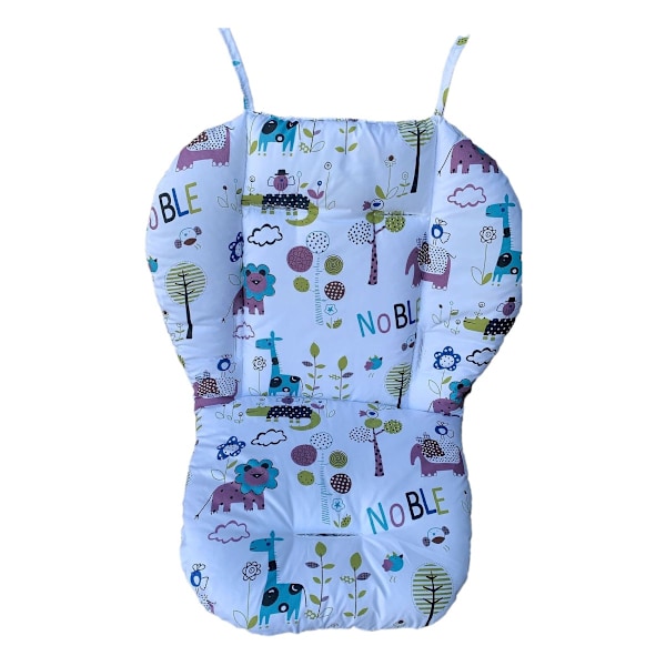 Setetrekk for barnestol, dyremotiv, pustende Red giraffe