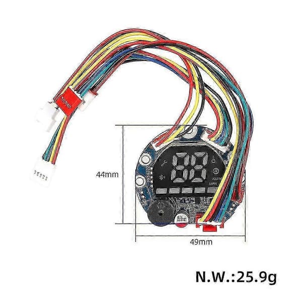 36V 20A Elektrisk Scooter Controller Set för HX X7/X8/X9 Display Panel, Internt Kretsskydd As Shown