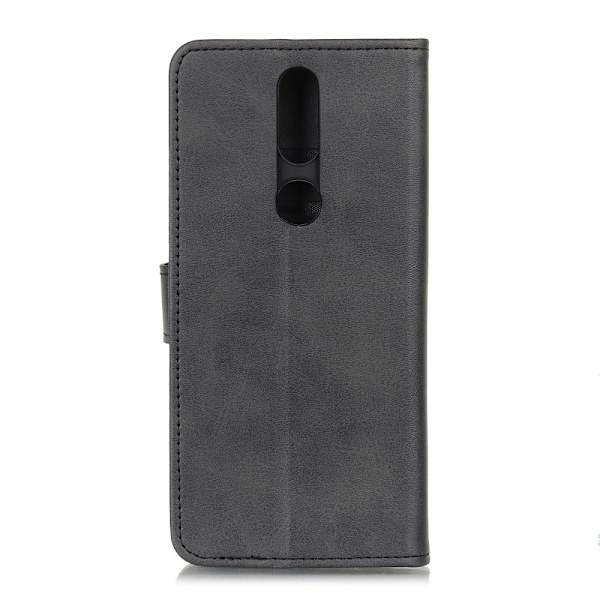 Nokia 2.4 - Solid Wallet Case - Sort Black Svart