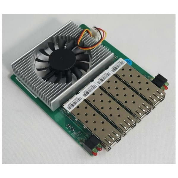 I350 Gigabit Fiber Optic Network Card Small 4SFP Interface