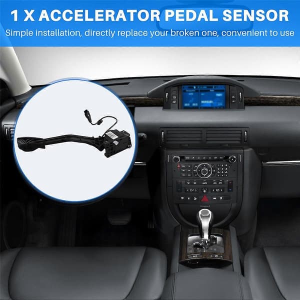 1601EK Bil Accelerator Pedal Samling til 407 C5 1601Z0 Black