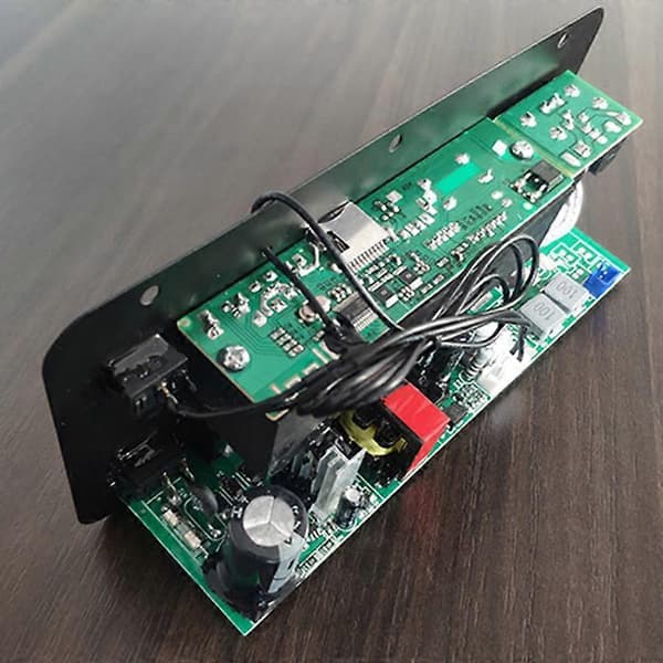 200W Digital Bluetooth Stereo Forstærkerkort Subwoofer Mikrofon Karaoke Forstærker til 8-12 Tommer