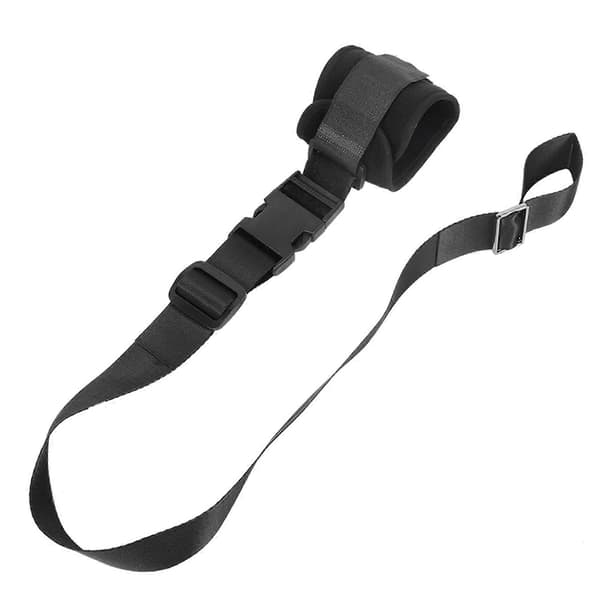 Pasienters lemmerestriksjonsstropp Eldre håndledd ankel fikseringsbelte begrensninger stropp Black Upper Limb