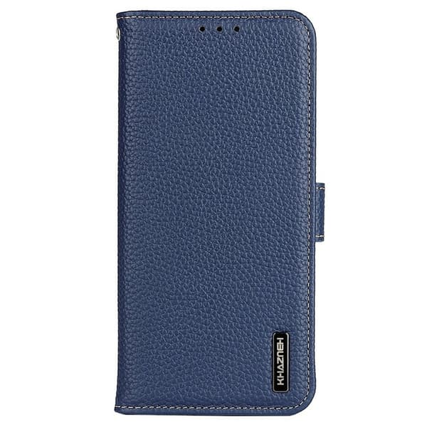 KHAZNEH iPhone Air Pung Etui Ægte læder - Blå