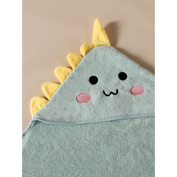 1 pakke tegneserie dyre baby swaddle teppe går ut til et vognteppe pakket inn i en polyester hettebadekåpe 80konglong2