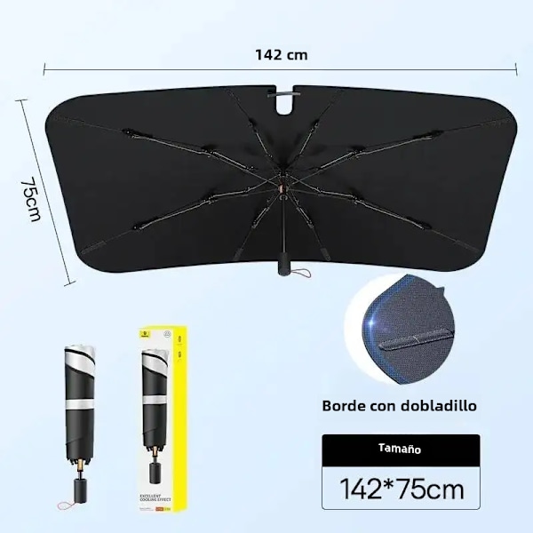 Solskydd för Bilruta | Professionellt UV-skydd | Perfekt för Sommaren
