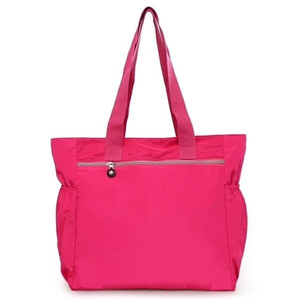 Vattentät Oxford Canvas Väska för Kvinnor, Stor Resväska, Axelväska, Shoppingväska PURPLE