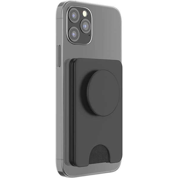 PopSockets PopWallet+ til Magsafe med Greb Sort 50