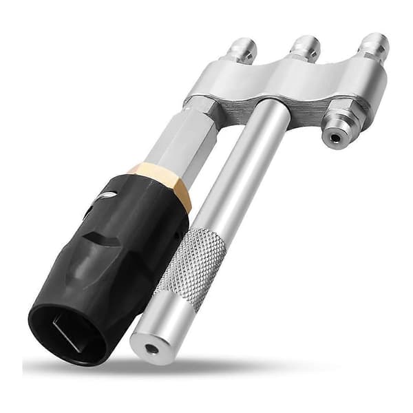 Højtryksrenser Kemisk Spids M5 Twist Dyser Silver