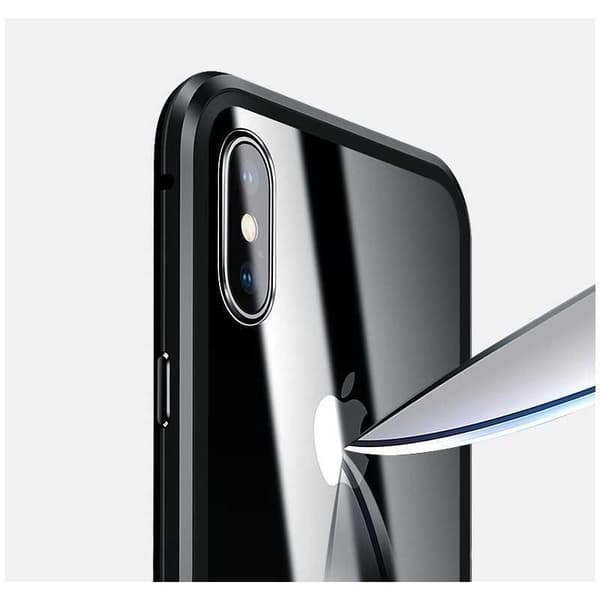 iPhone XS Max Full Coverage Premium Case Glassback V4 Transparent transparent