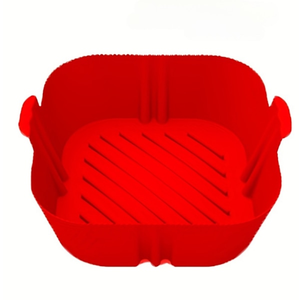 Återanvändbar Silikonform för Airfryer, Ugn - Tillbehör för Beläggning - Pizza - Friterad Kyckling black 1pcs