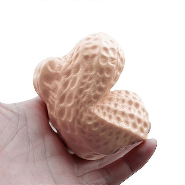 Peanut Squishy Slow Rising Squeeze Telefonremme Nøgleringe Dekompression Legetøj Kh Fidget Legetøj[WSY][TT]