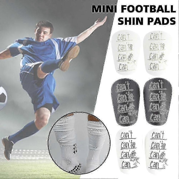 Benskinner Letvægts Fodbold Benskinner Sport Benbeskyttere Beskytter S/XS Black S