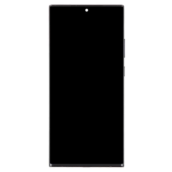 6,67 tums OLED LCD-skärm Digitizer komplett montering med ram Black