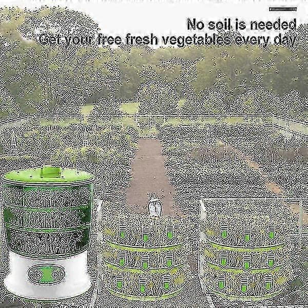 Bønnespiremaskin for innendørs hageentusiaster US 3 Layer