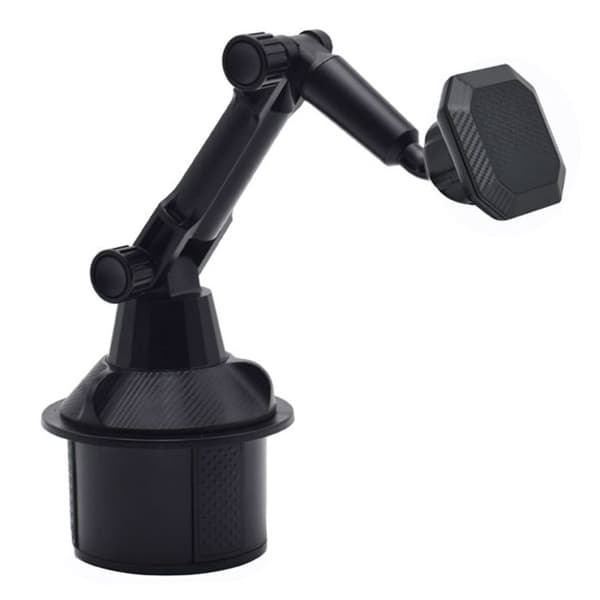 1 Magnetisk telefonholder, justerbar 360 grader, til kopholder SUV lastbil.