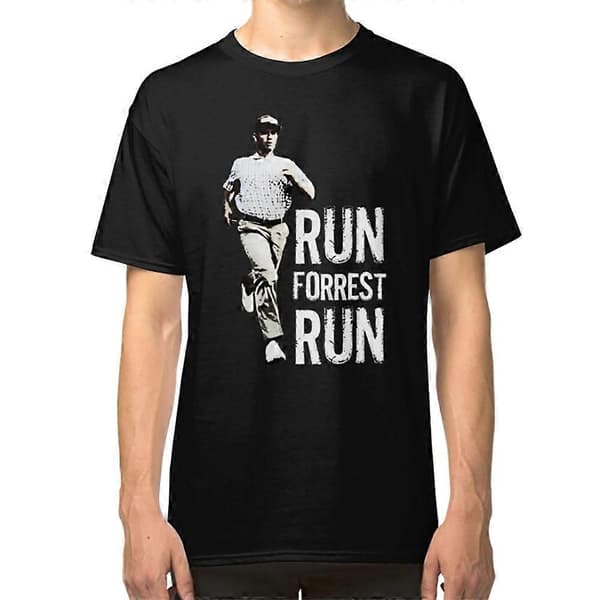 Run Forest Run (Forrest Gump) T-paita black L