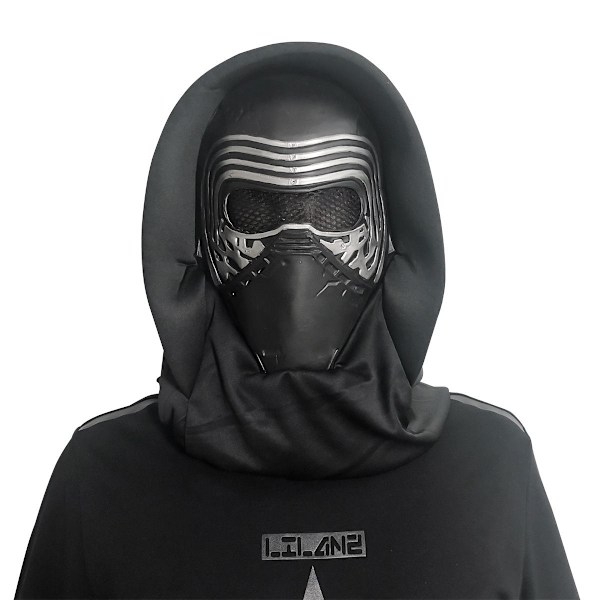 Aikuisten pahvinaamio \"© Star Wars\" Kylo Ren kauhu irvistys pelle naamio silmämunan irvistys naamio aprillipäivän kepponen tai karkki rekvisiitta (päähineellä)