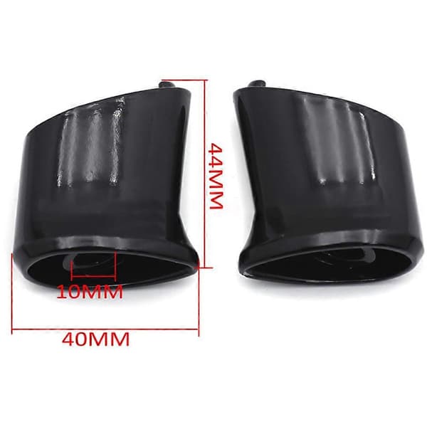 1 par bageste blinklysbeslag til Harley Davidson 02-'17 Dyna FXD FXDB FXST 18-senere Softail motorcykel del A Black