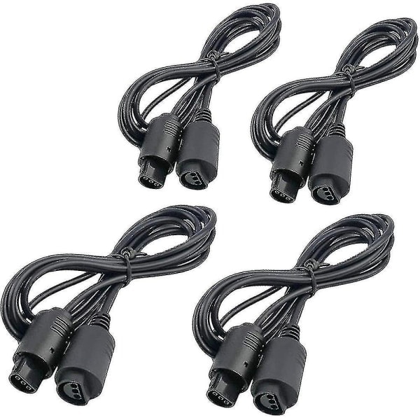 4-pack 1,8 m N64 Förlängningskabel för Handkontroll Kompatibel med Nintendo 64 N64