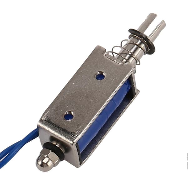 12V DC Solenoidi 10mm Push Pull 2.1kg Voima As shown