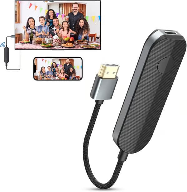 2026 Wireless HDMI Transmitter and Receiver - iShare iOS Wireless HDMI Display Adapter