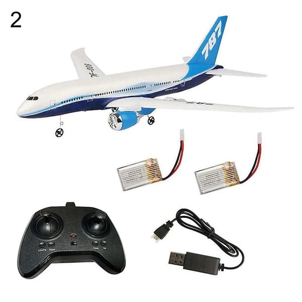 DIY EPP Fjernstyret Fly RC Drone 787 Fastvinget Fly Kit Legetøj One Battery