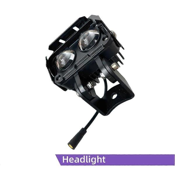 For Kugoo Kukirin G3 PRO Frontlykt Elektrisk Sparkesykkel Styrelampe Hode Front LED Lys Erstatning As Shown