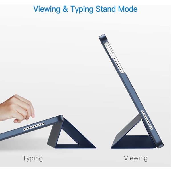 Case for iPad (A16) 11th/10th Generation (2025/2022), Slim Stand Hard Back Case Auto Wake/Sleep Function Dimmig Grön