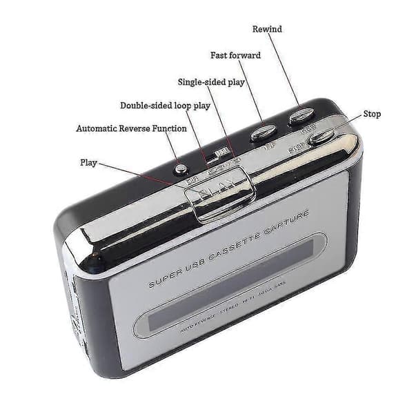 Walkman Kassettspiller USB Kassett Capture Spiller Til MP3