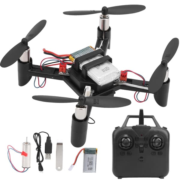 Byg Dit Eget Mini RC Drone Kit – Plastik & Metal Ramme Pædagogisk Quadcopter