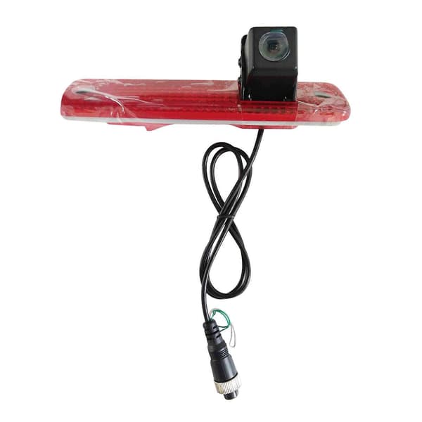 Bilbremselys ryggekamera for Transit 2006-2013 red   black