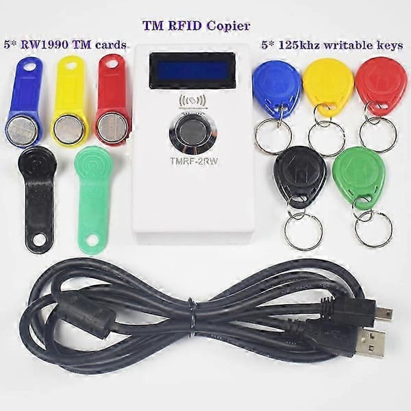 TMRF-2RW IButton Programmør DS1990A Duplikator Kloner Kopimaskine 125Khz RFID Læser Skriver RW1990 Nøgle Til Udgave 0704