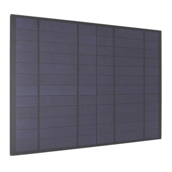6V 10W Solpanel Polykrystallinsk Silicium 1660mA Solopladerplade til Camping Vandring Bjergbestigning