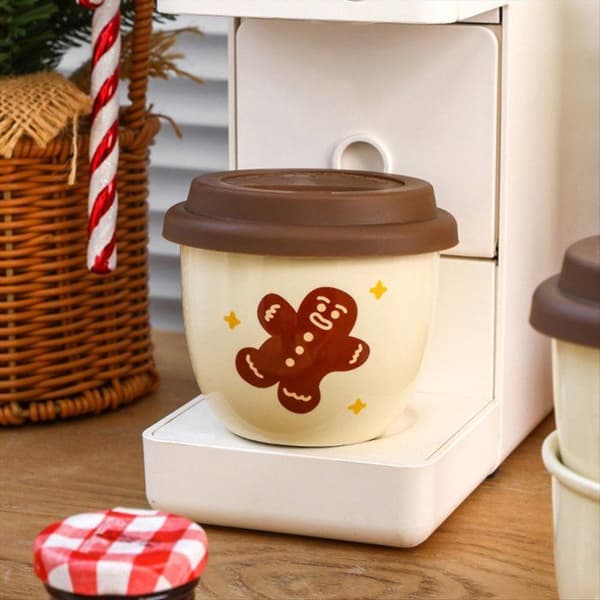 1 * keramisk kaffemugg, keramik, som visas