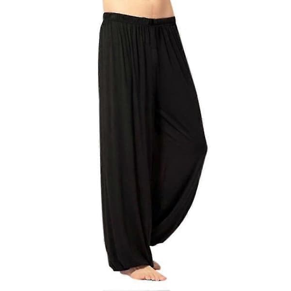 Baggy Byxor för Män, Harembyxor, Slacks Black M
