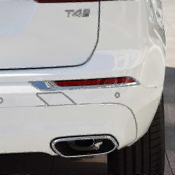 Malet dæksel til trækkrog til Volvo Xc60 2018 - 2021 bagkofanger bugsering trailer træk silver