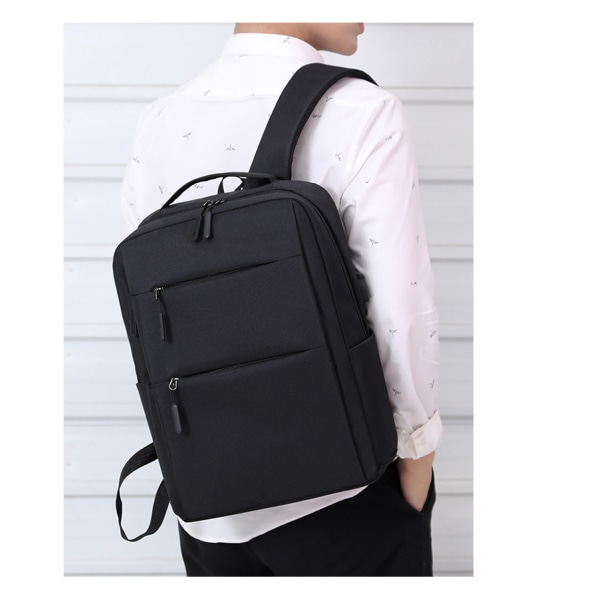 Ryggsäck för män Multifunktionella vattentäta väskor för män Business Laptop Ryggsäck USB -laddningsväska Nylon Casual ryggsäck Grey