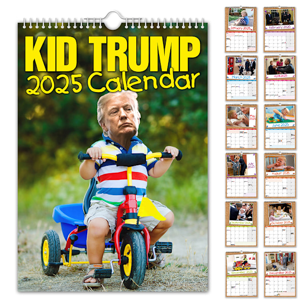 Väggkalender 2025, Månadskalender 12 Månader Present till Fans