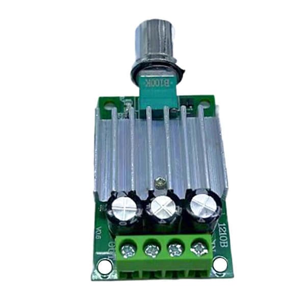 PWM DC Motor Hastighetskontroller 12V 24V 10A Justerbar Hastighetsregulator