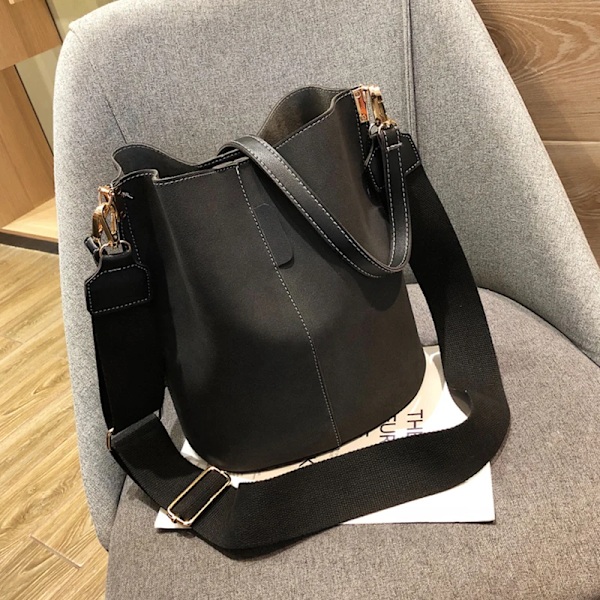 Luksuriøs designer veske for kvinner, PU skinn skulderveske med stor kapasitet, nyhet 2021 Negro 25 x 10 x 21