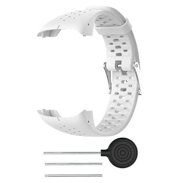 Sport Blød Silikone Urrem Udskiftningsrem Kompatibel med Kompatibel med Polar M400 M430