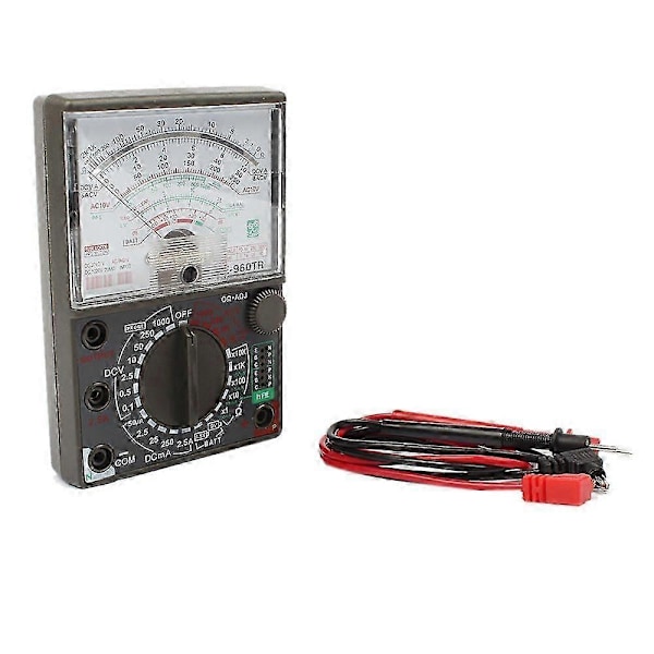 Analogt multimeter de-960tr AC DC Volt Ohm strøm Test Elektrisk Multitester black