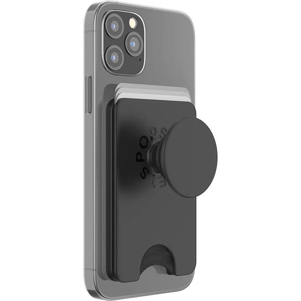 PopSockets PopWallet+ for Magsafe med grep, svart 50