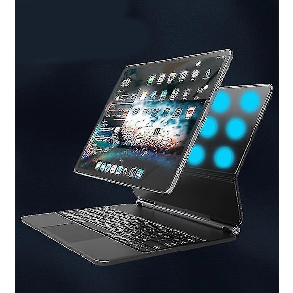 Magic Keyboard för iPad 12.9 - Multi-touch Trackpad, Bluetooth-anslutning - Engelska black
