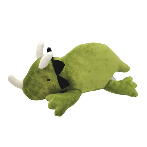 Dinosaurie Viktad Plysch Dinosaurier Triceratops Leksaker 20cm 60cm 35cm Fylld Med Pp Bomull Lämplig För Sovrumsdockor Green 20CM