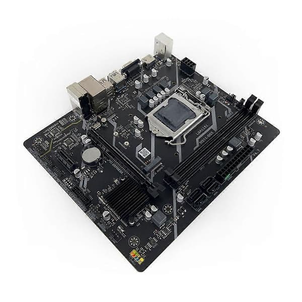 H311-D3 Moderkort 1151 DDR3 Minnesstöd 6789 Generation CPU I3 I5 I7 Datormoderkort Black