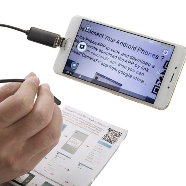 7MM 6 LED Endoskop Vanntett Borescope Inspeksjonskamera 3.5M