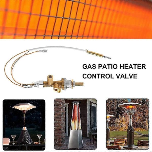 Gasol Värmare Kontrollventil Termoelement Sensor Tippbrytare Vred Propan Eldstad Kontroll Säkerhet