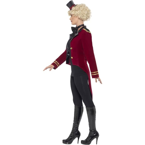Smiffys Dame/Kvinde Ringmester Kostumesæt M Rød/Sort Red/Black M